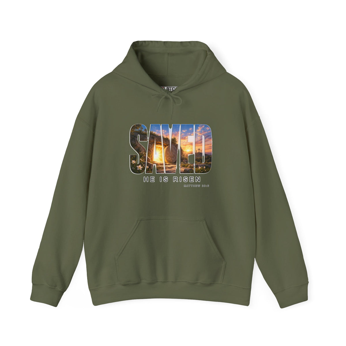 Saved-He Is Risen Christian Hoodie