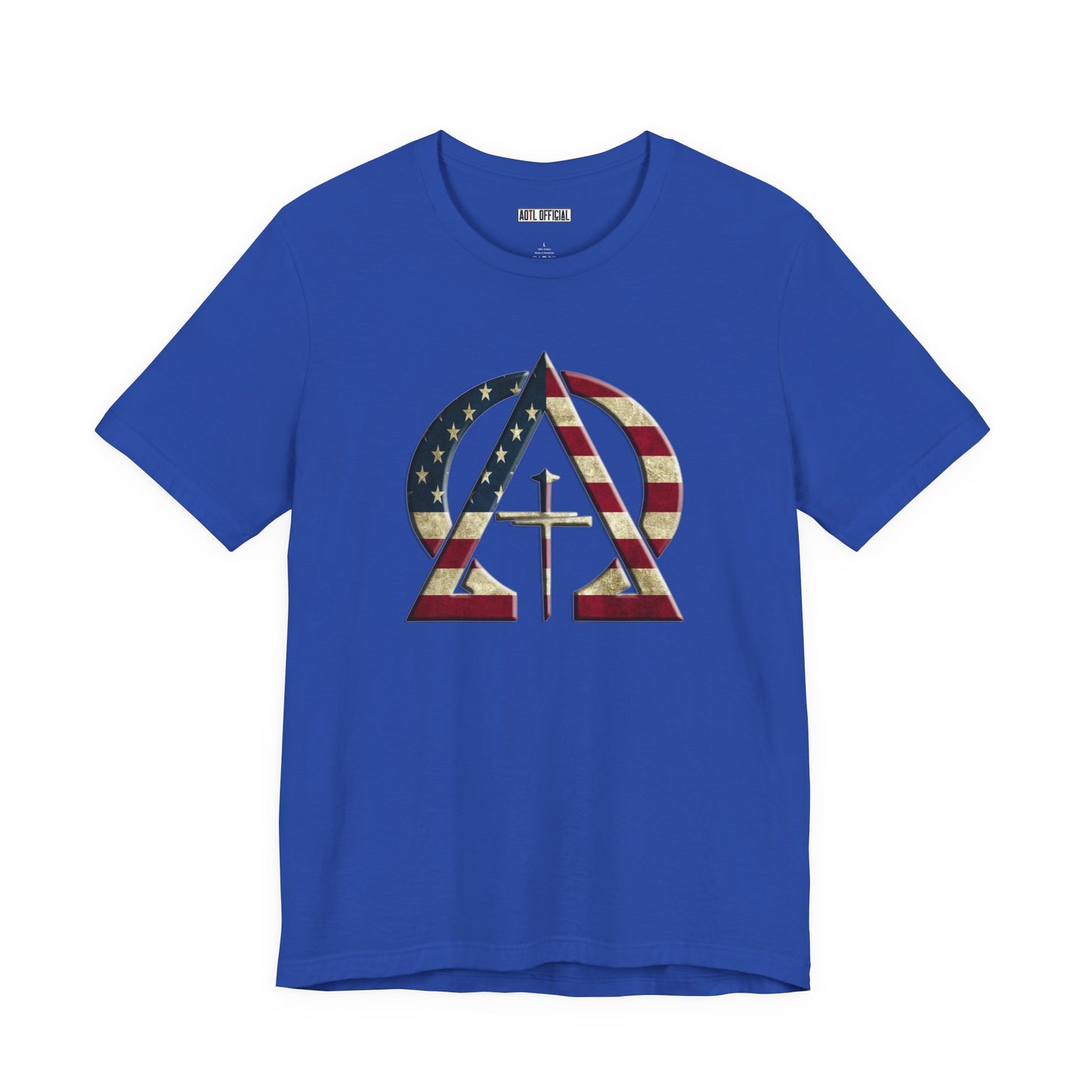 Alpha & Omega Vintage United States Of America Unisex Short Sleeve Tee