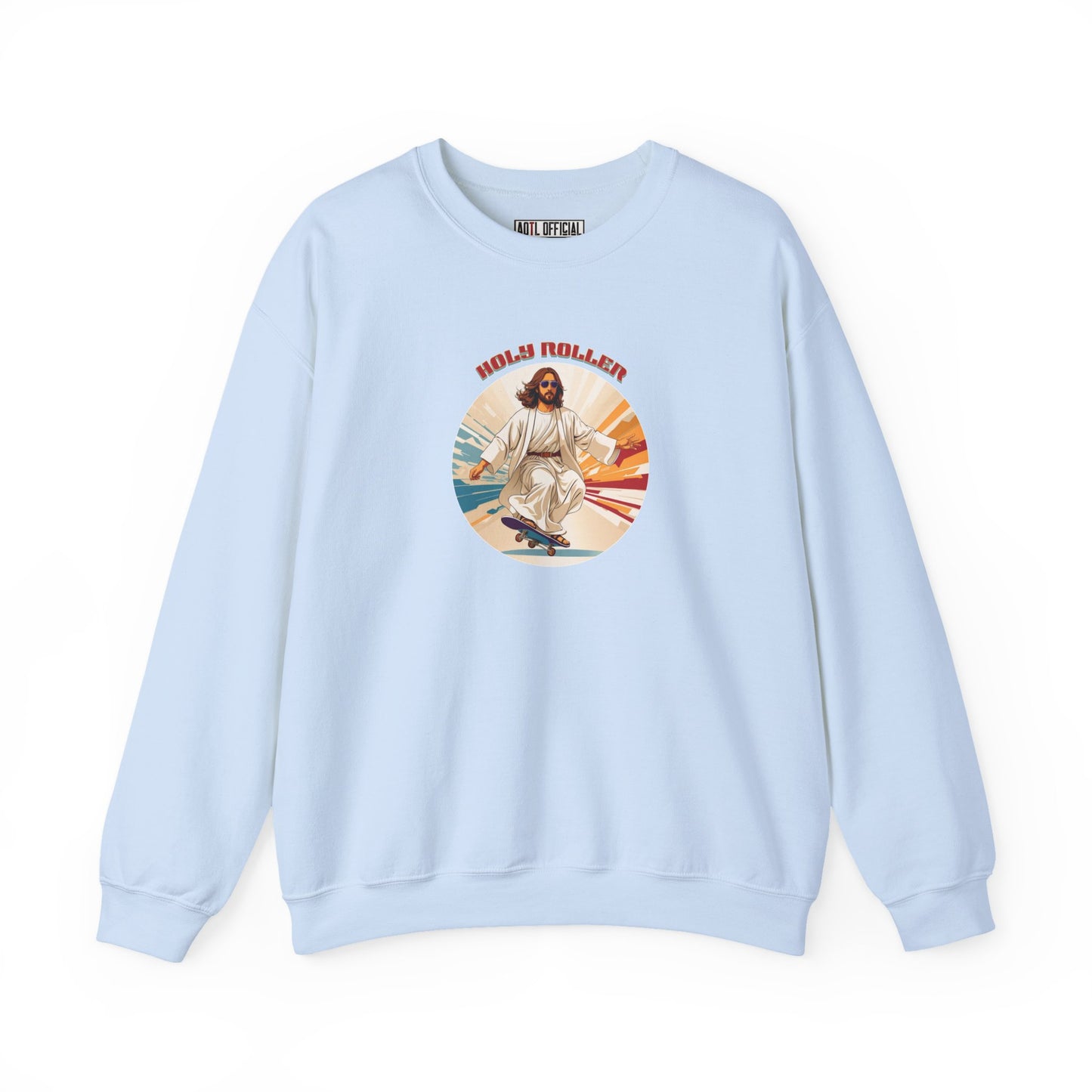 Holy Roller Jesus Unisex Heavy Blend™ Crewneck Sweatshirt
