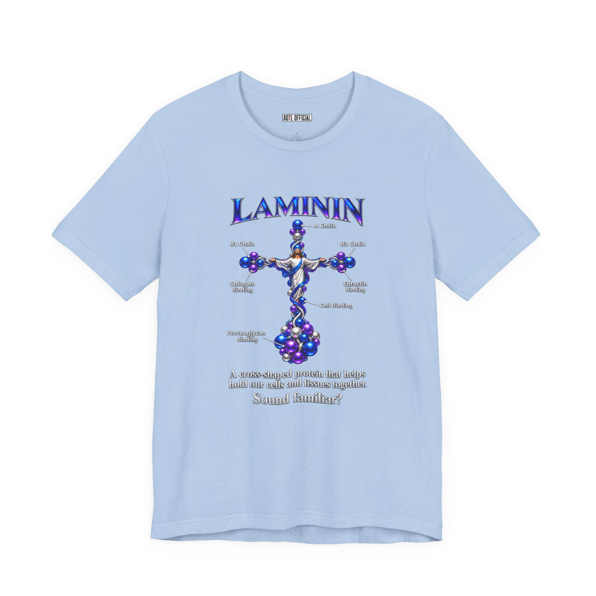LAMININ Cross Design – Christian T-shirt