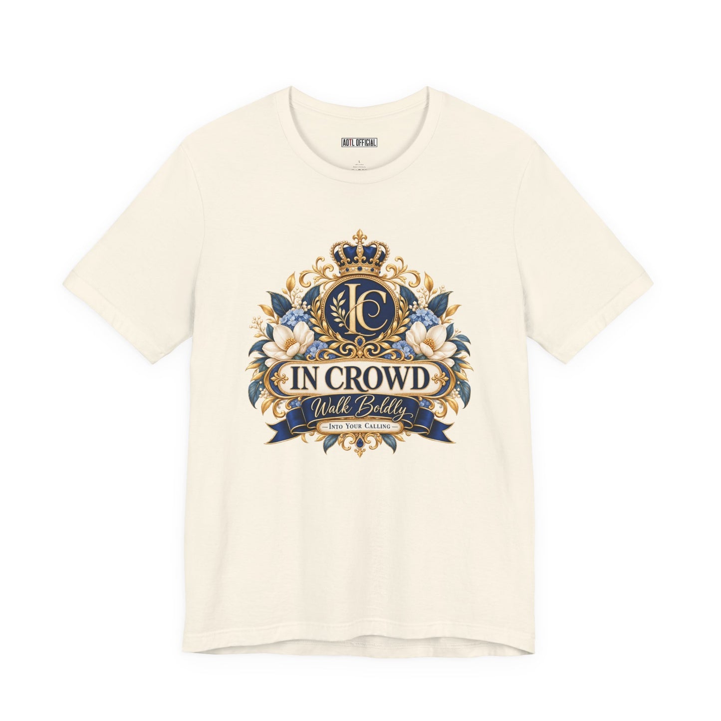 In Crowd – Walk Boldly Christian T-shirt