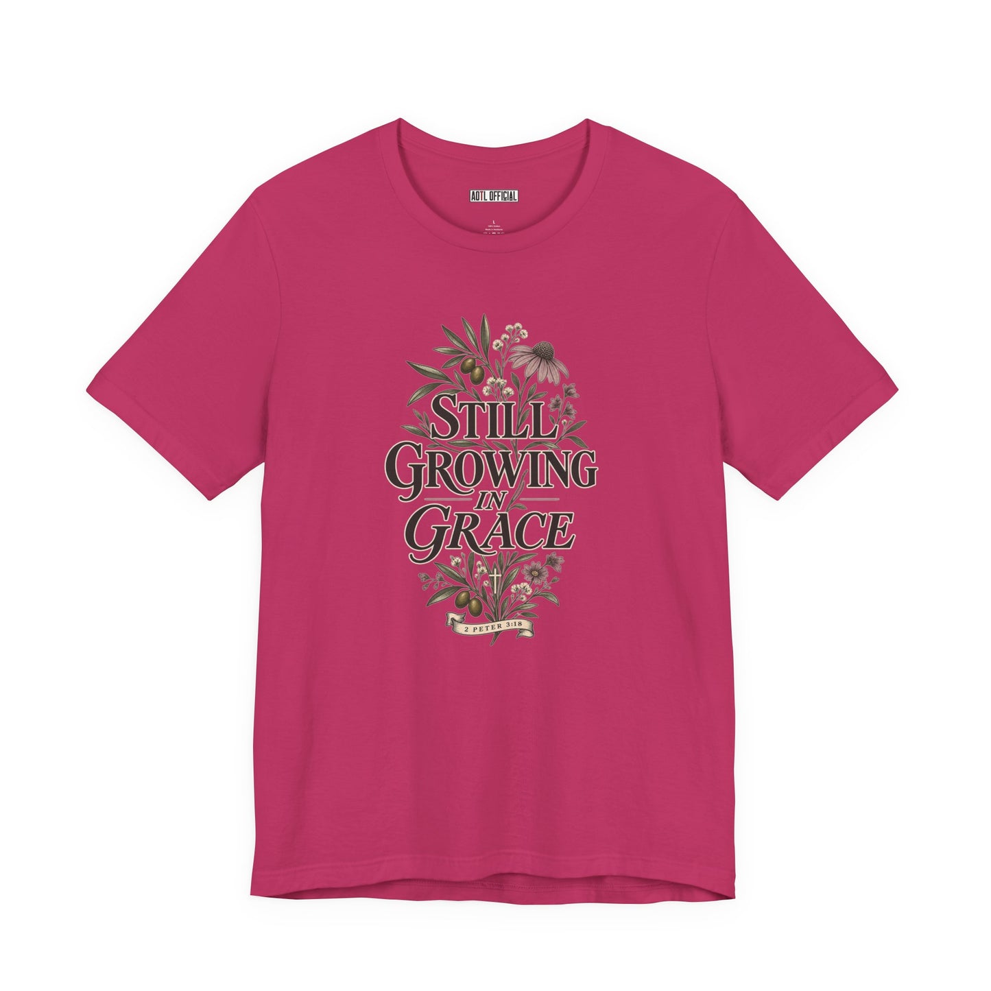 Still Growing in Grace Christian T-shirt
