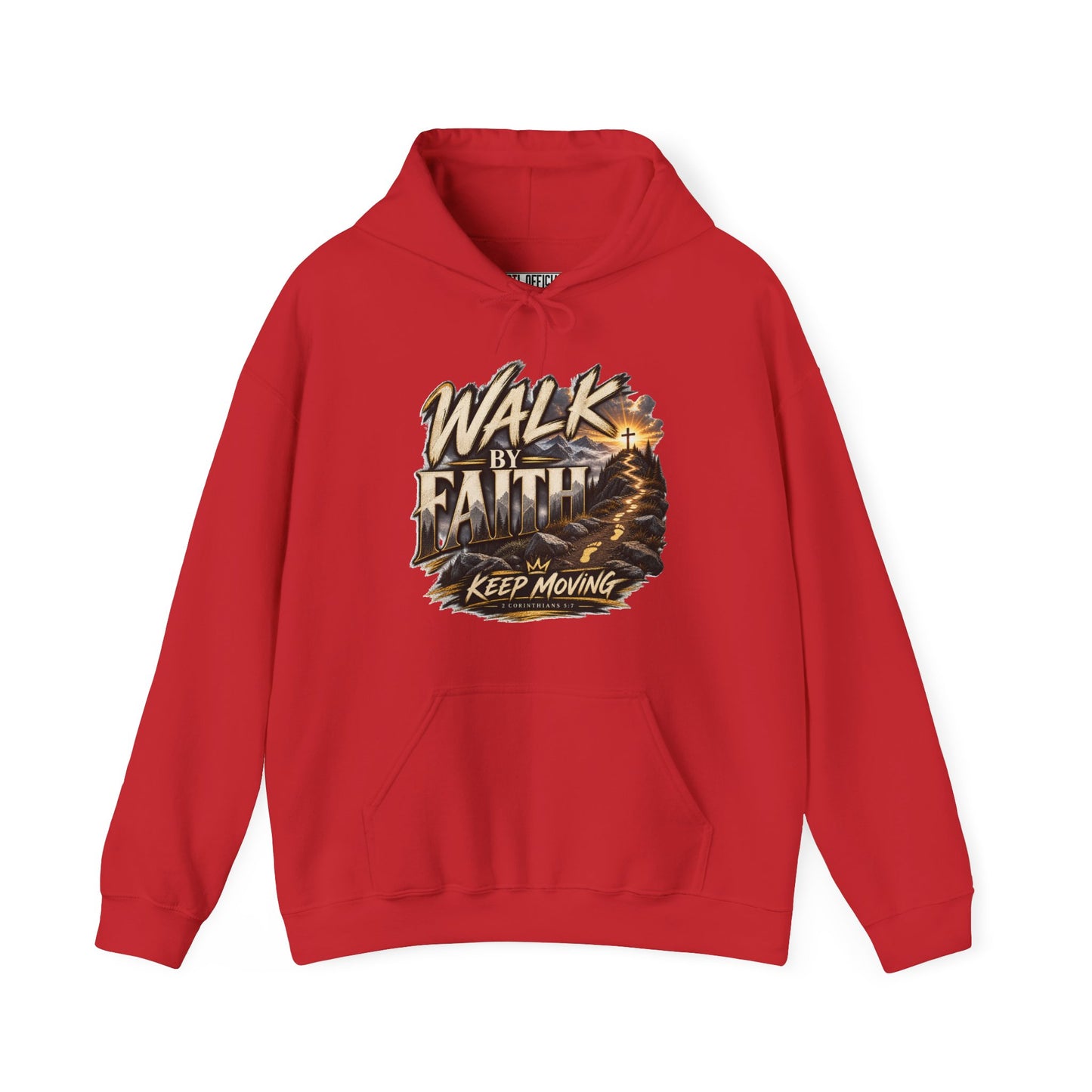 Walk by Faith – Keep Moving Christian Hoodie