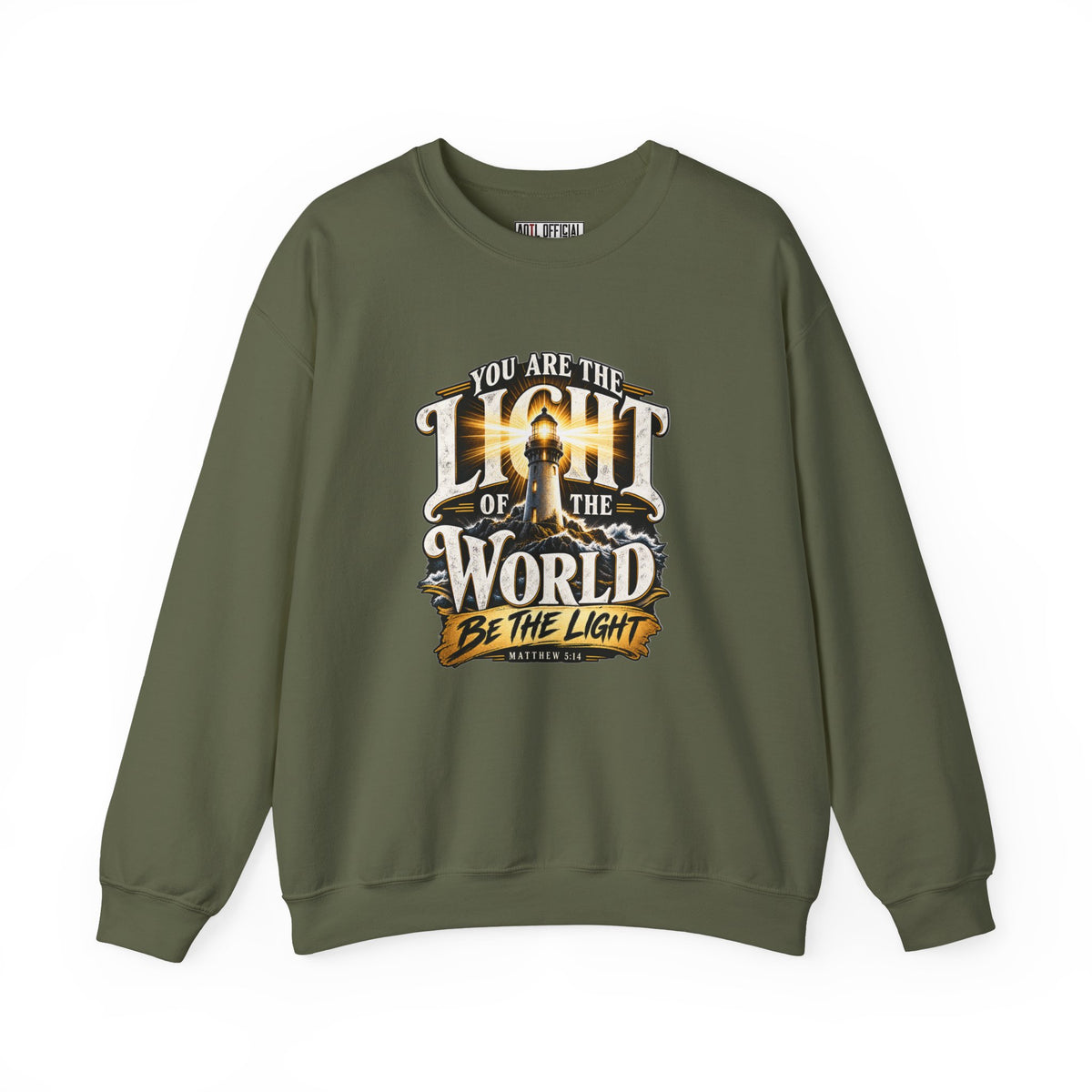 You Are the Light of the World – Matthew 5:14 Lighthouse Design Christian  Sweatshirt