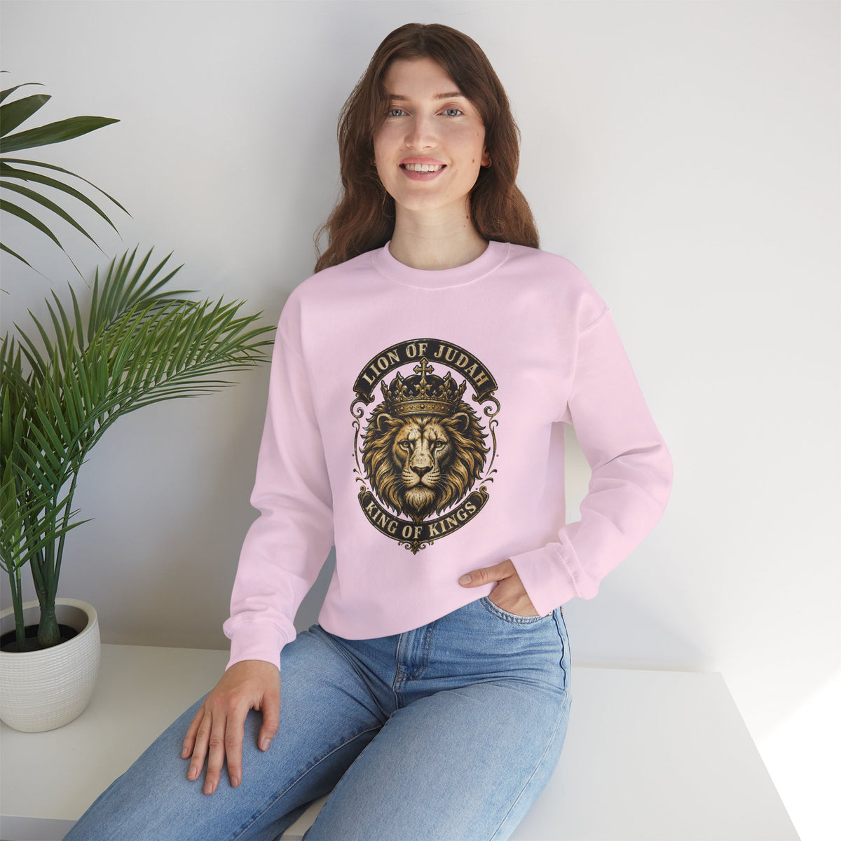 Lion of Judah – King of Kings Christian  Sweatshirt
