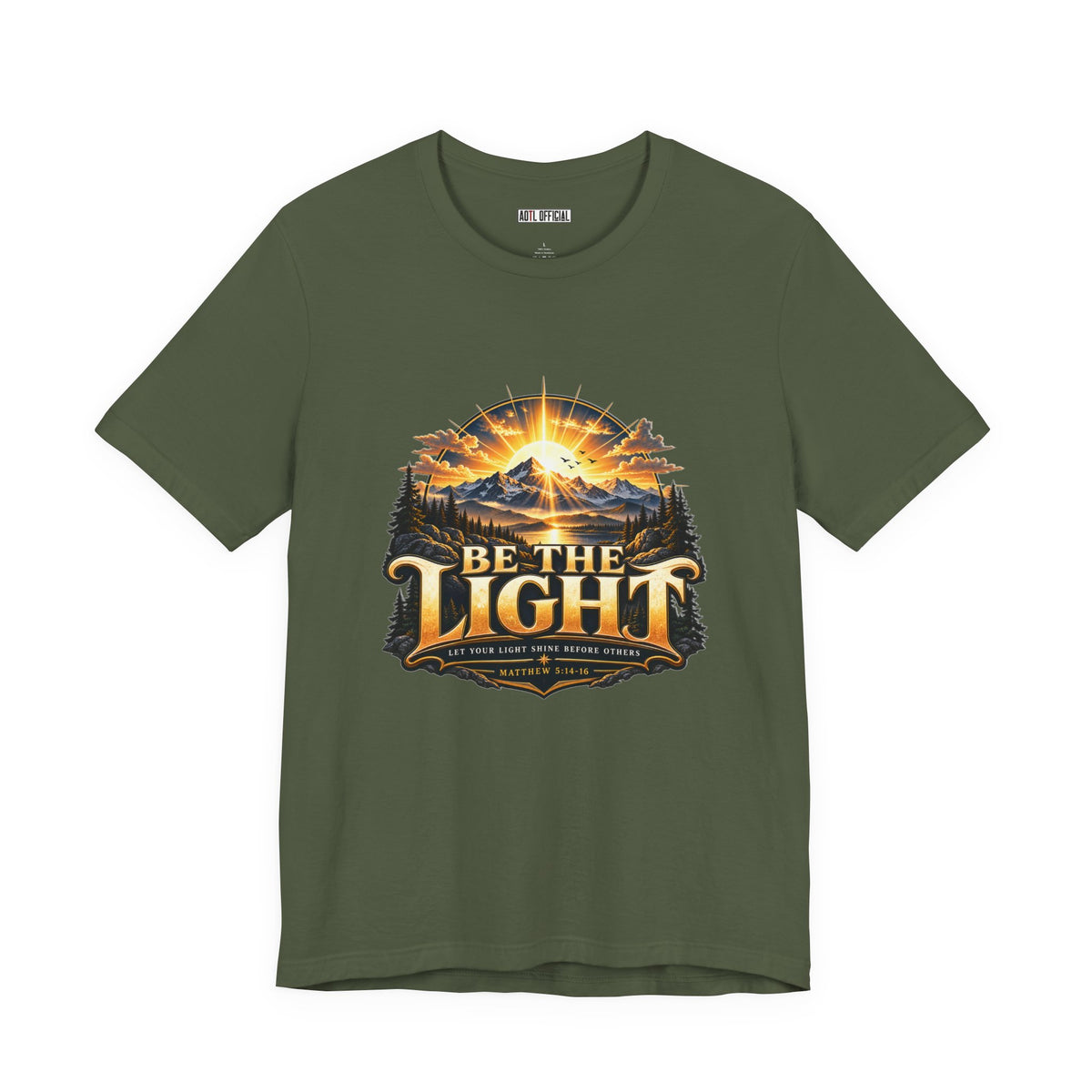 Be the Light – Matthew 5:14-16 Christian T-shirt
