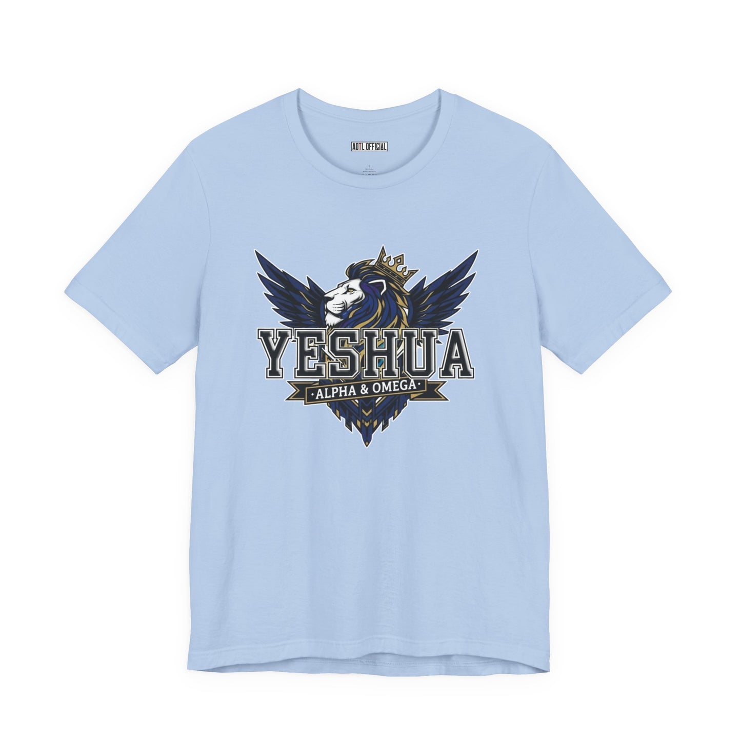 Yeshua: Lion of Judah Reigns Unisex Short Sleeve Tee