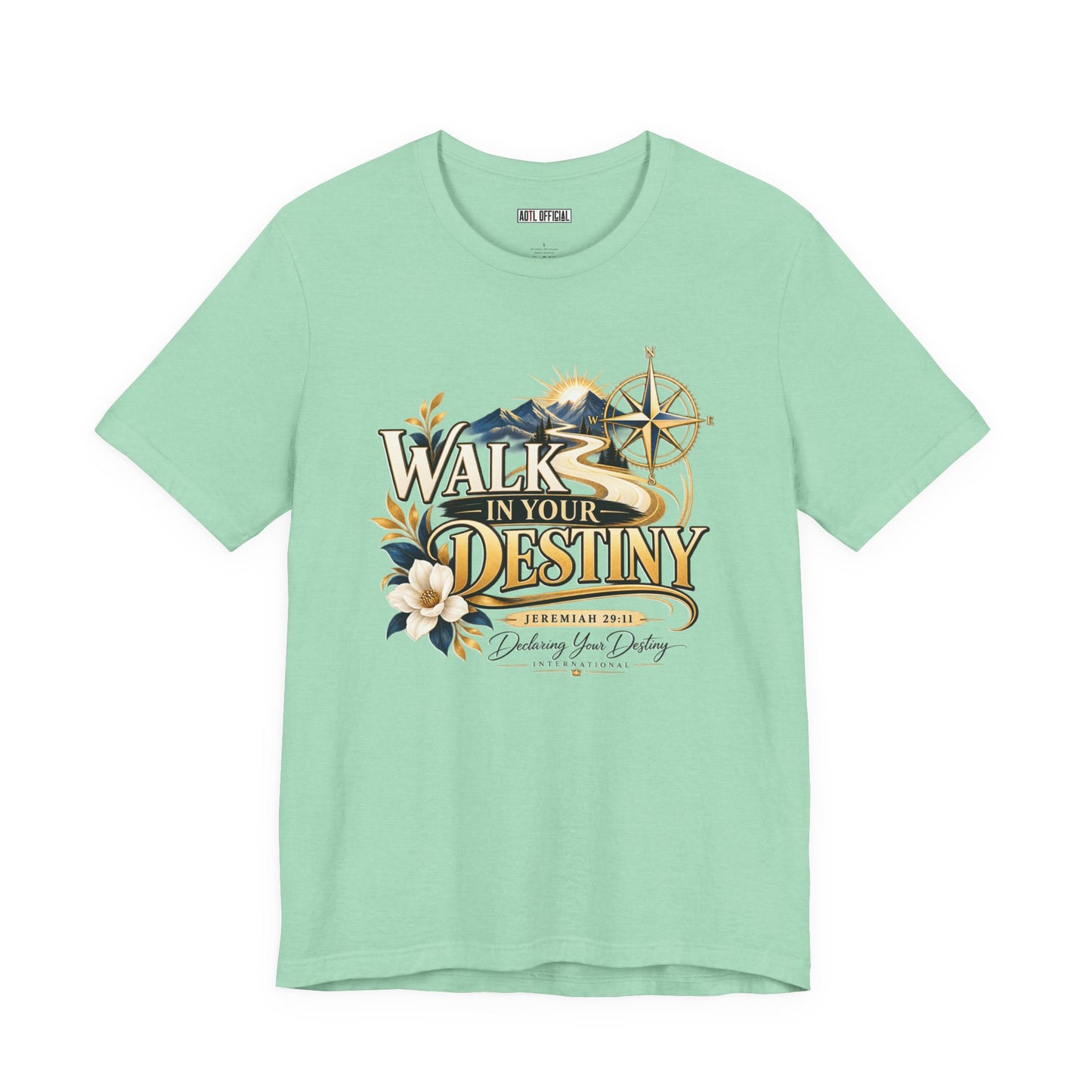 Walk in Your Destiny DYDI Christian T-shirt