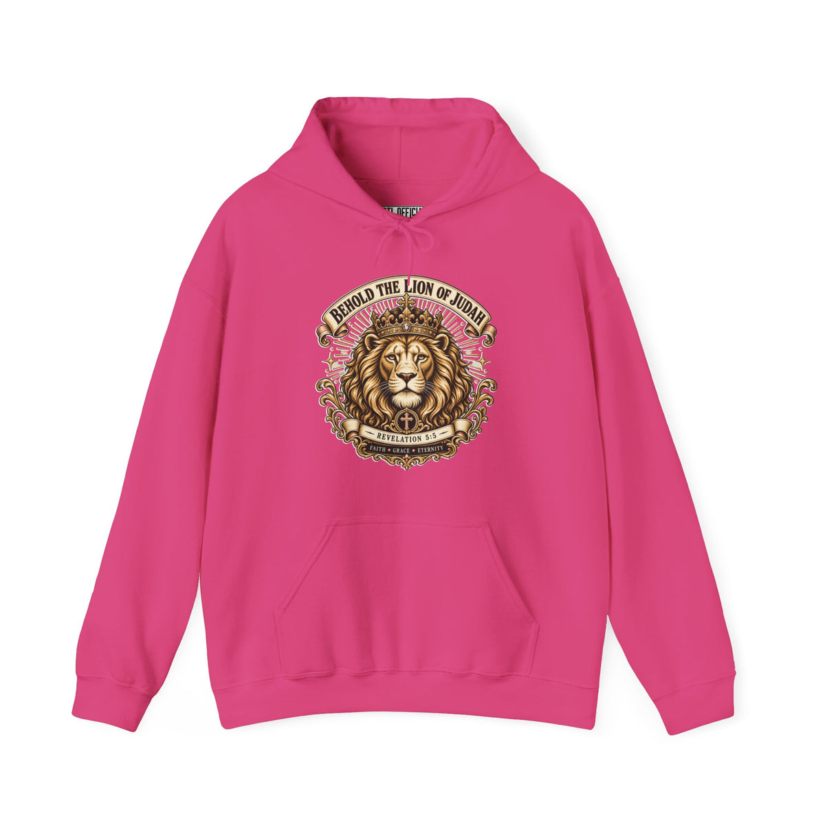 Behold the Lion of Judah —  Revelation 5:5 Christian Hoodie