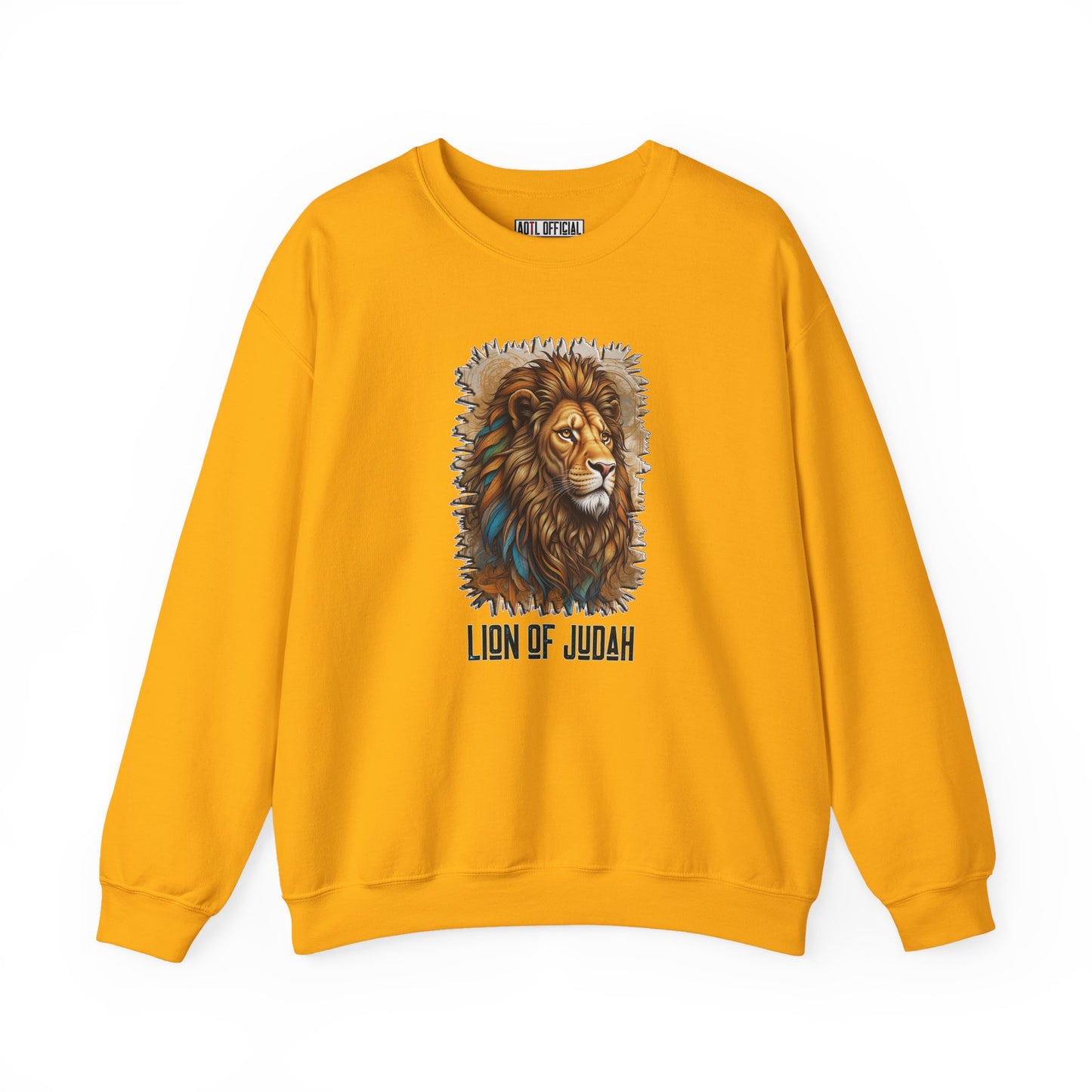 Divine King  Lion of Judah  Unisex Heavy Blend™ Crewneck Sweatshirt