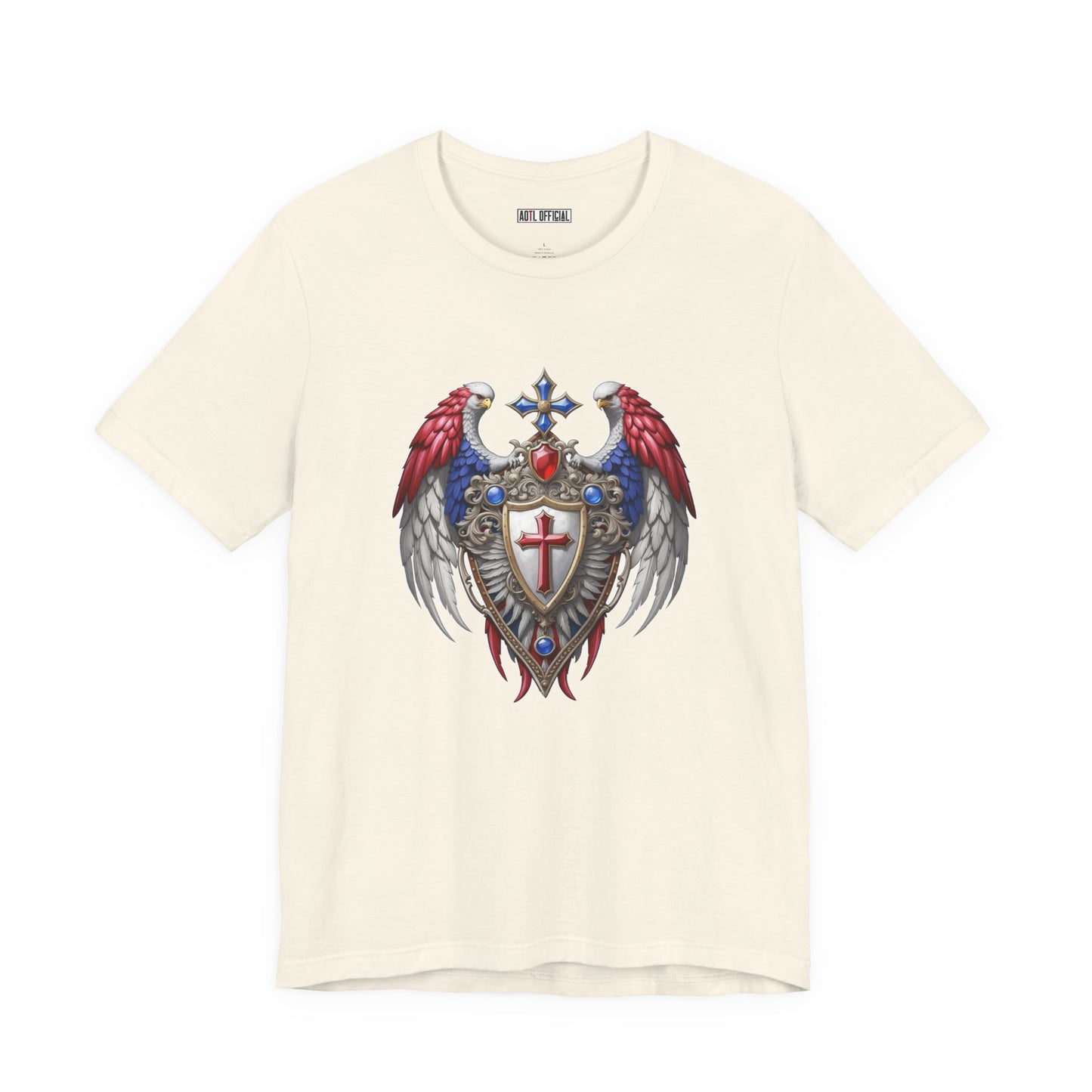 Winged Guardians of Faith Unisex Short Sleeve Tee