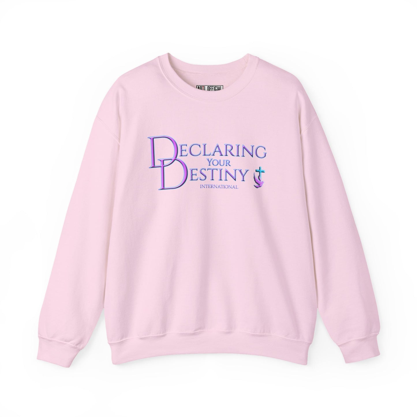 Declaring Your Destiny Purple & Teal logo Unisex Heavy Blend™ Crewneck Sweatshirt