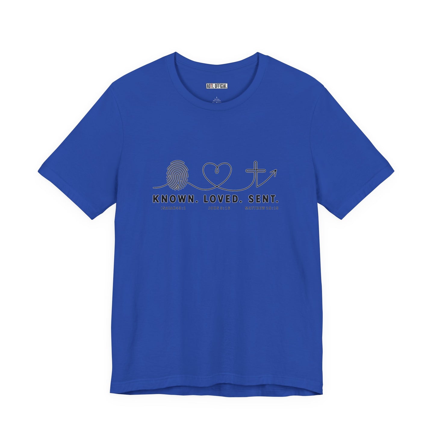 Known. Loved. Sent. Christian T-shirt
