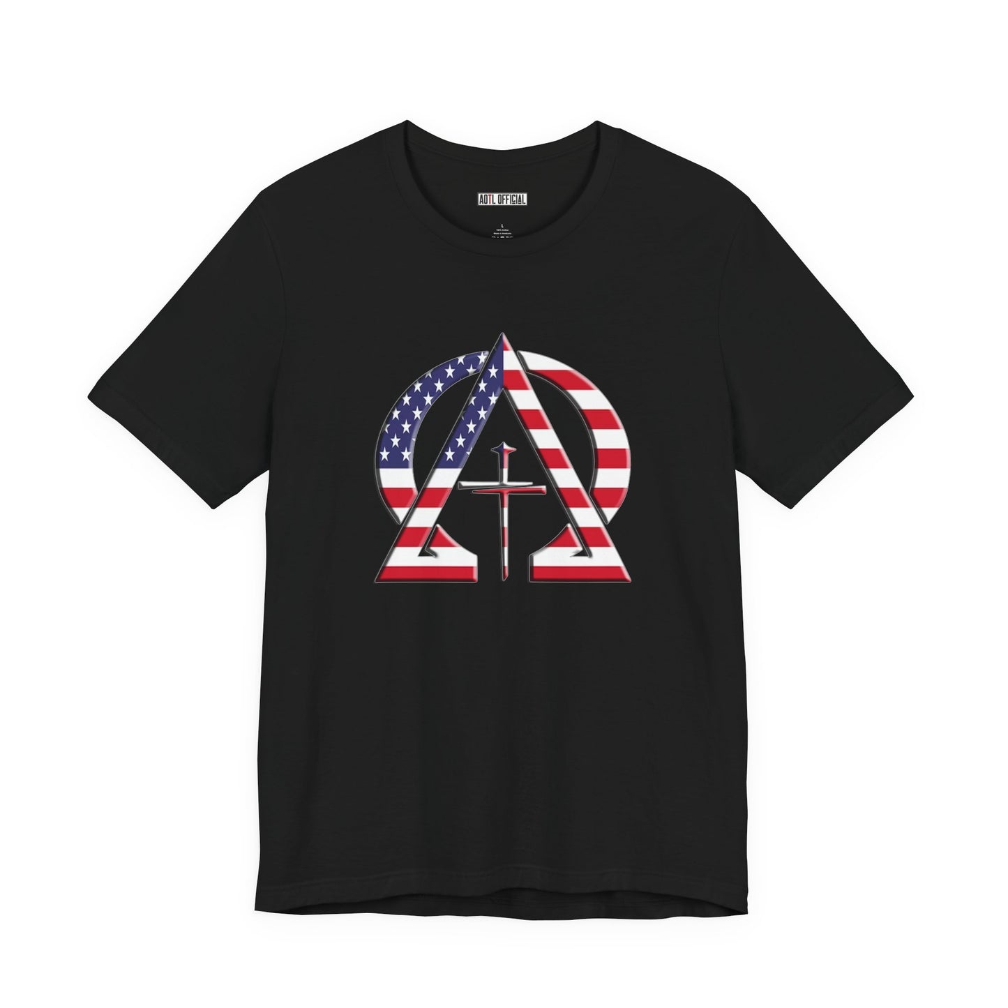 Alpha & Omega United States Of America Unisex Short Sleeve Tee
