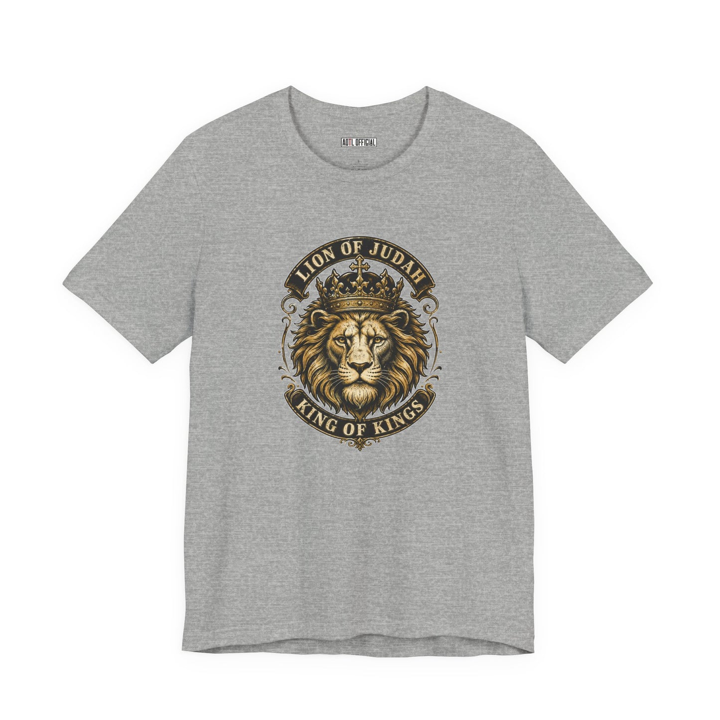 Lion of Judah – King of Kings Christian T-shirt