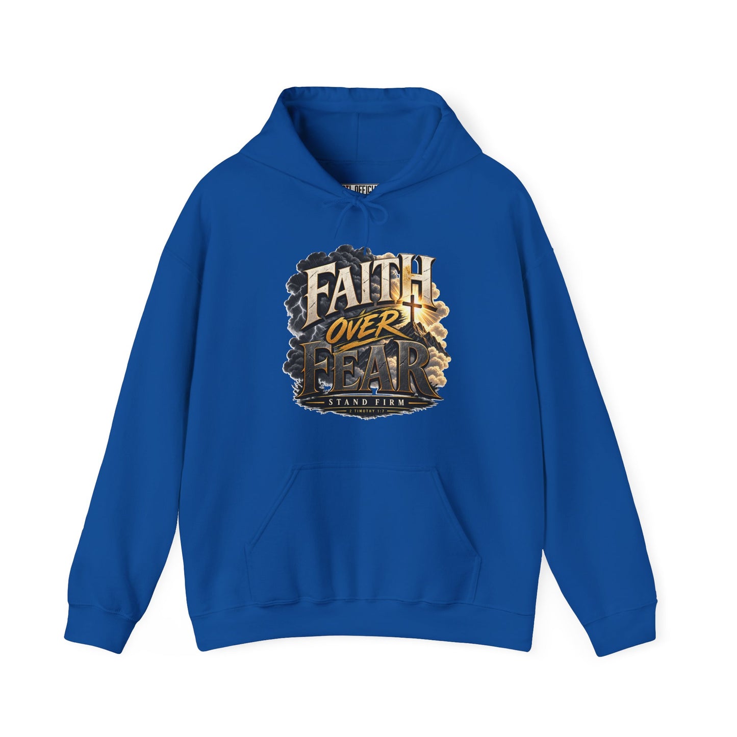 Faith Over Fear – Stand Firm Christian Hoodie