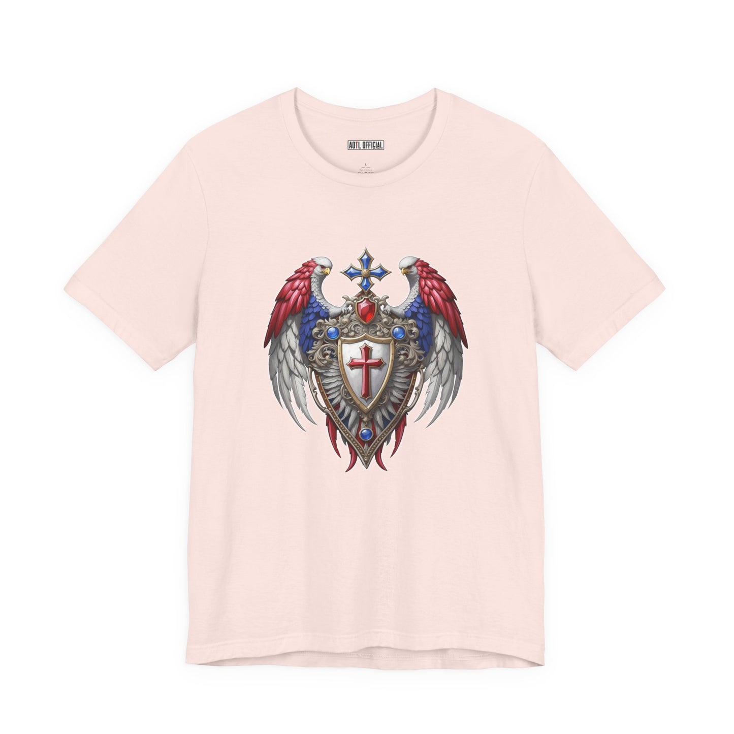 Winged Guardians of Faith Unisex Short Sleeve Tee