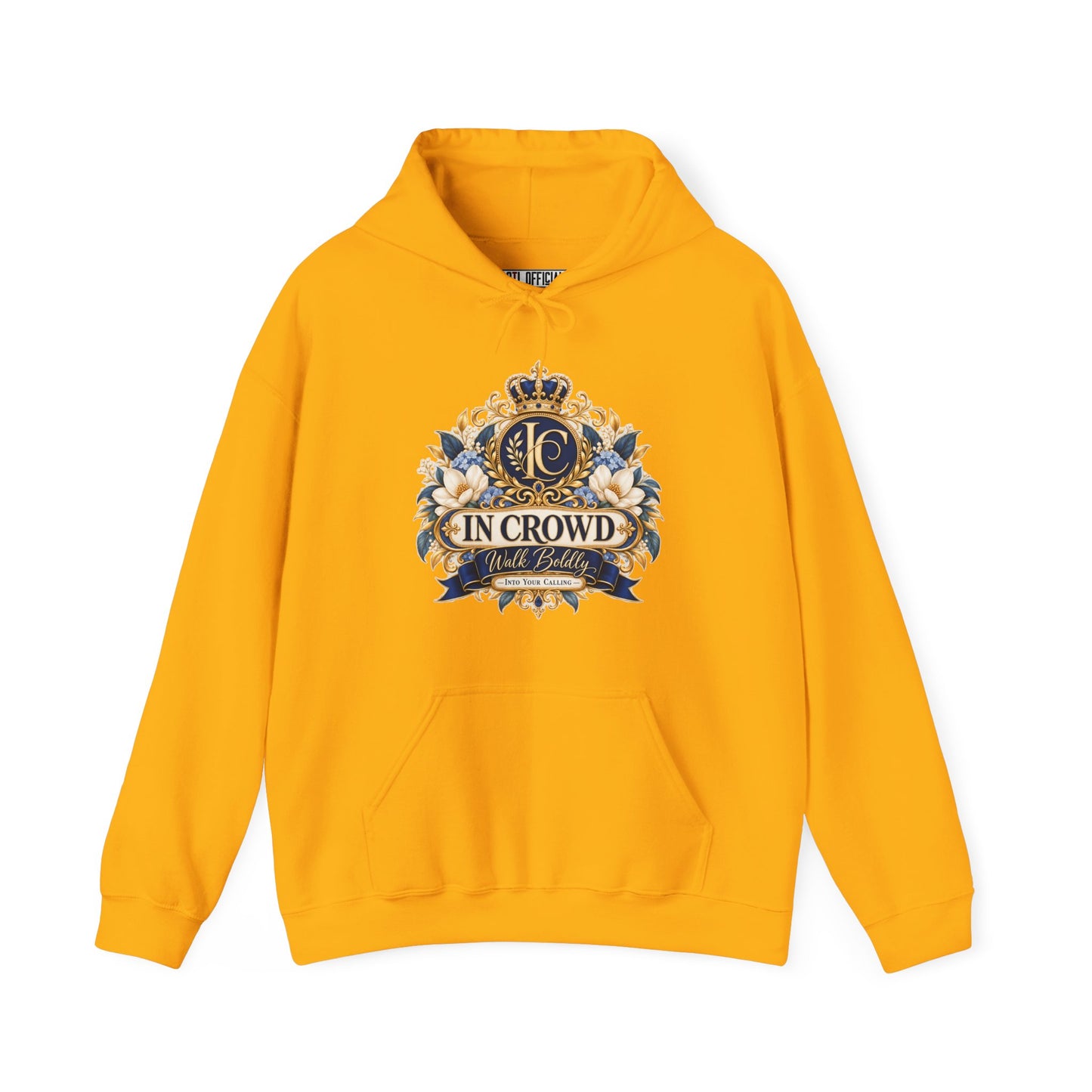 In Crowd – Walk Boldly Christian Hoodie