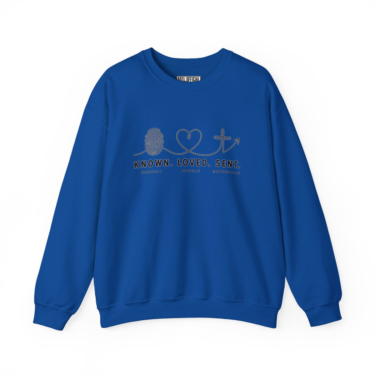 Known. Loved. Sent. Christian Sweatshirt
