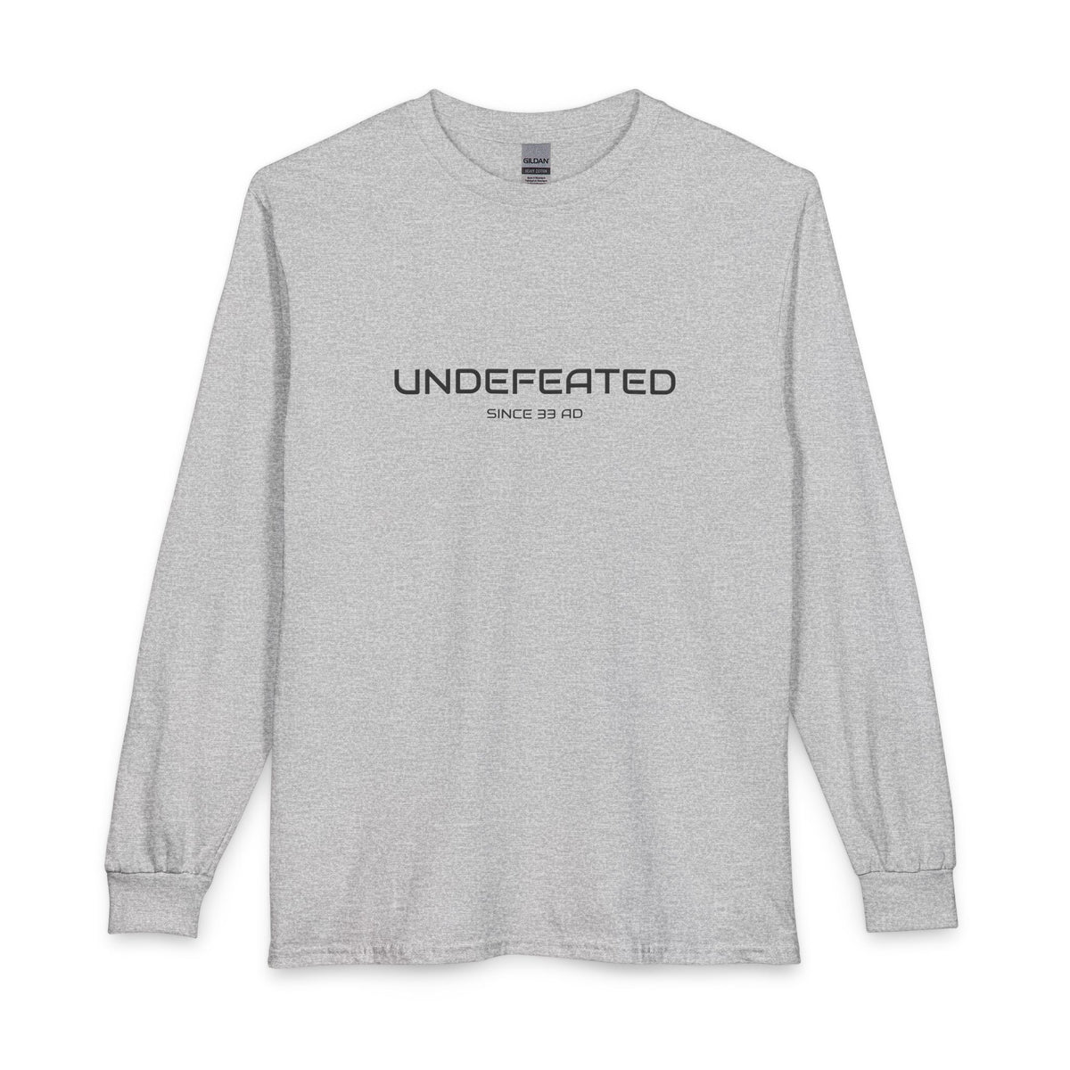 Undefeated Since 33 AD Classic Christian Long Sleeve Shirt
