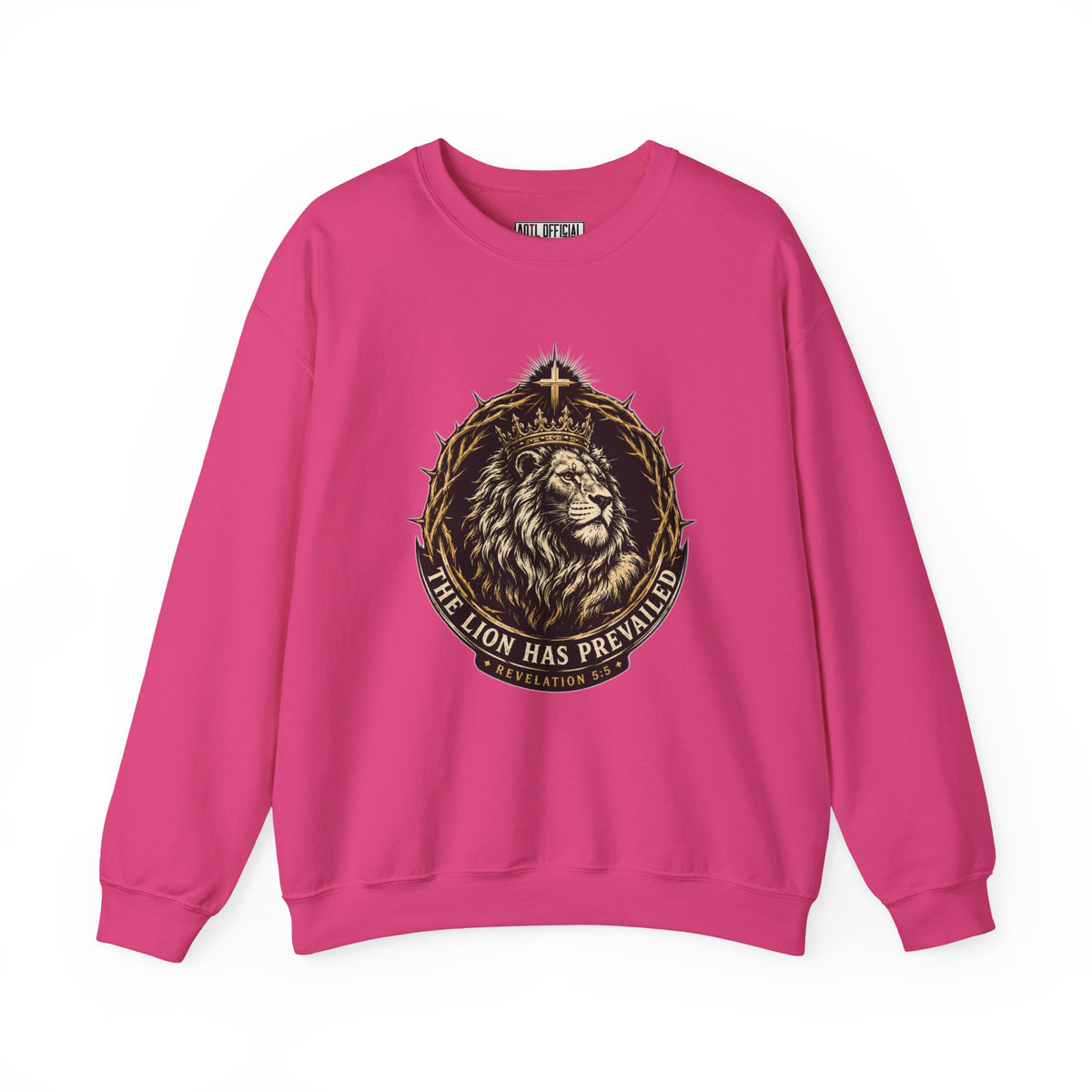 Lion of Judah — The Lion Has Prevailed Christian Sweatshirt