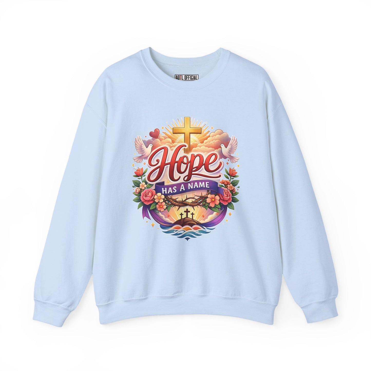 Hope Has A Name Nature Edition Unisex Heavy Blend™ Crewneck Sweatshirt