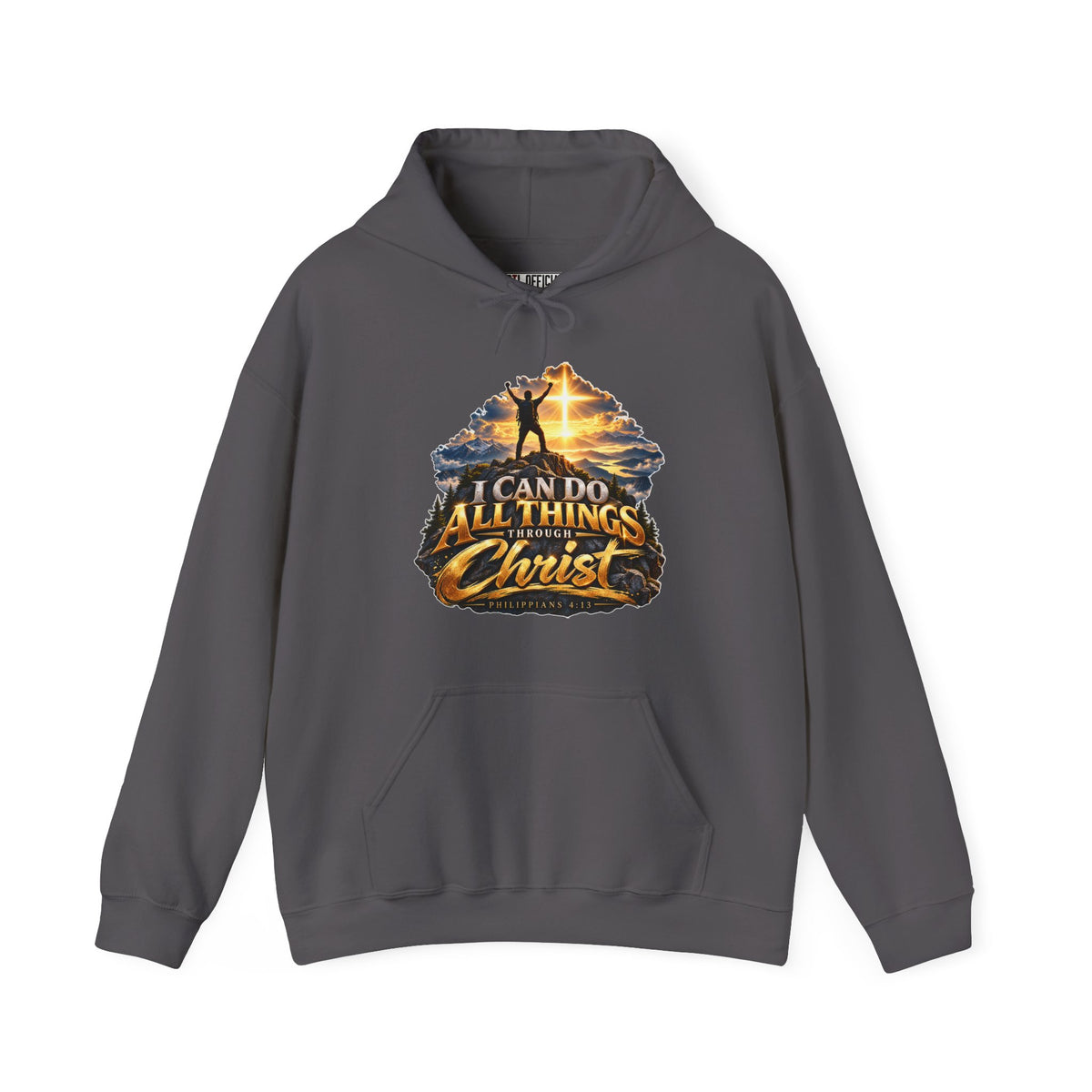 I Can Do All Things Through Christ – Philippians 4:13 Victory Design Christian Hoodie