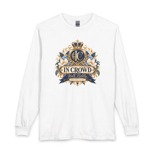 In Crowd – Walk Boldly Christian Long Sleeve Shirt