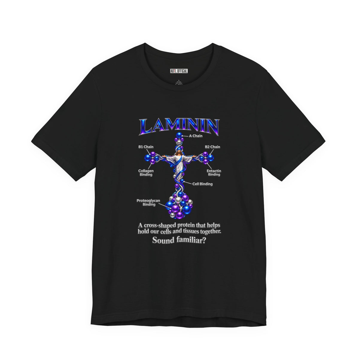 LAMININ Cross Design – Christian T-shirt