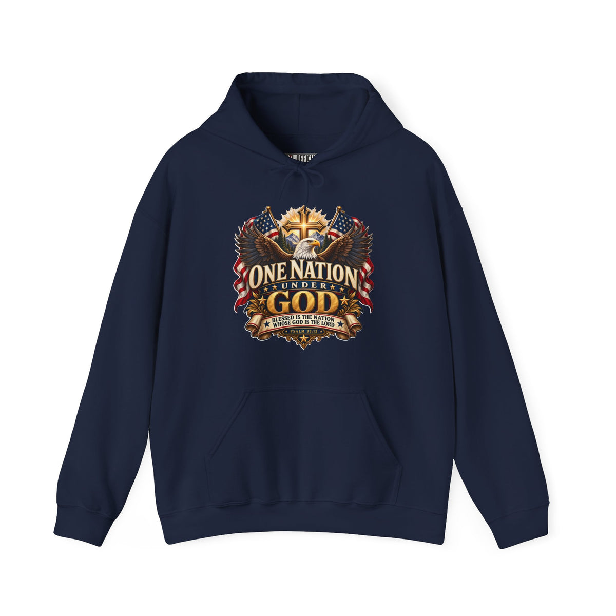 One Nation Under God Christian Hoodie