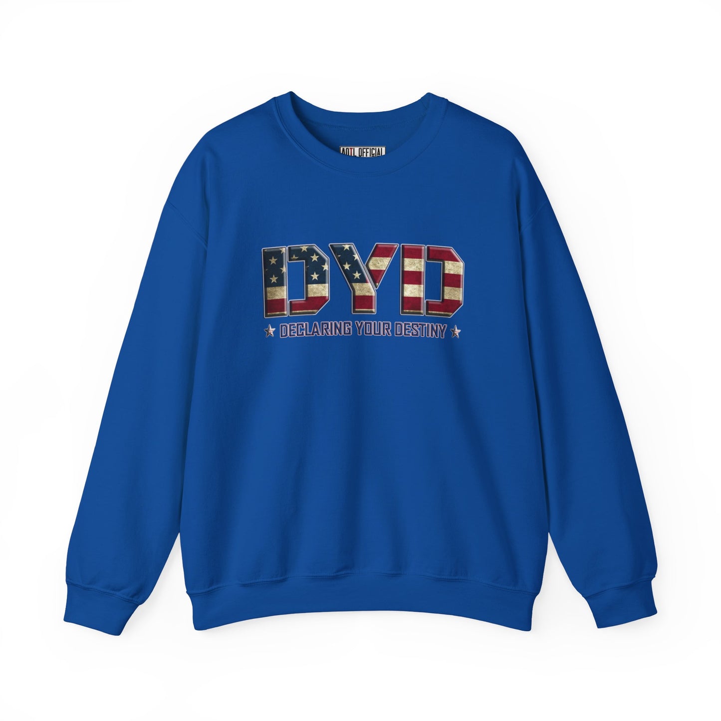 DYD USA Logo/Winged Guardian Unisex Heavy Blend™ Crewneck Sweatshirt