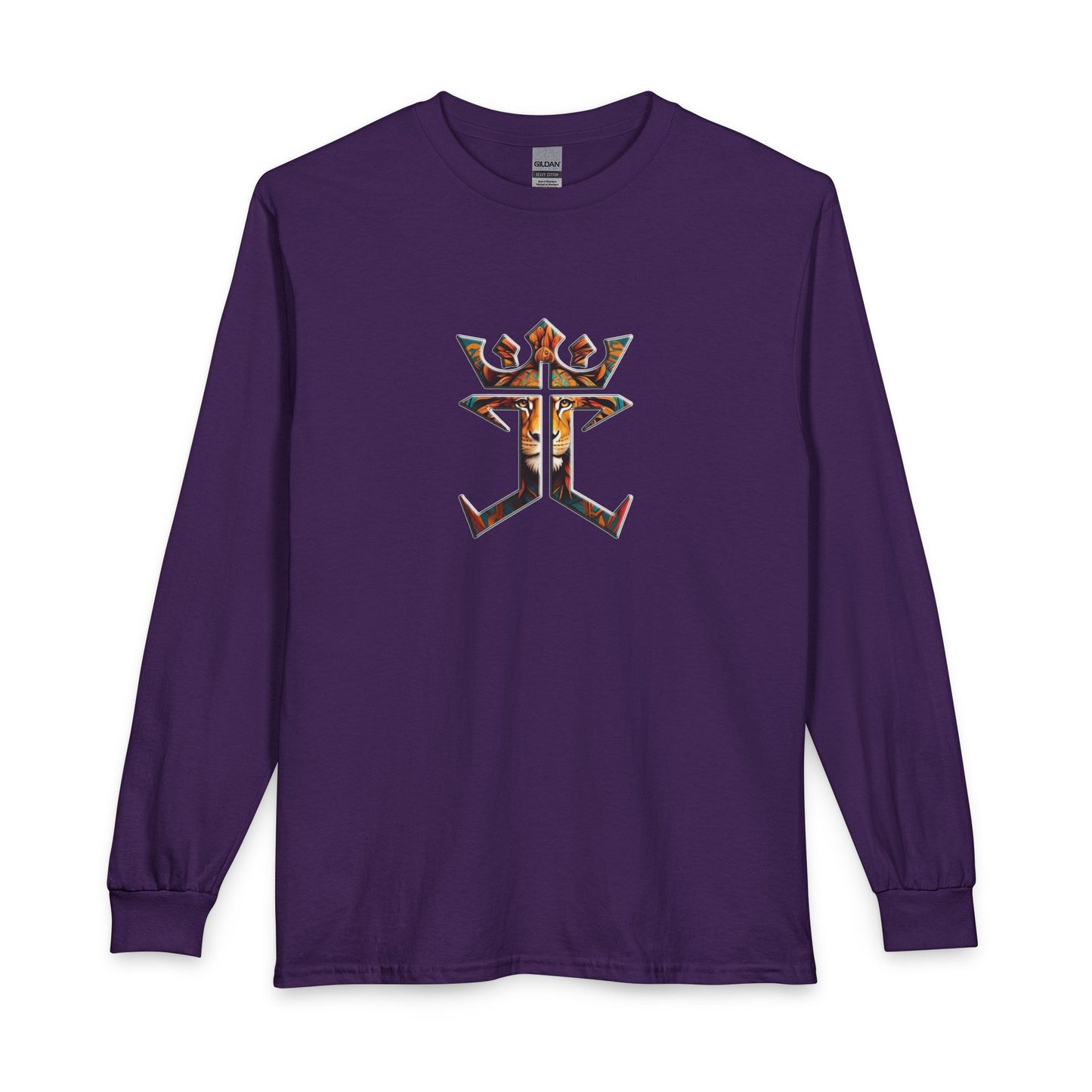 JC Lion Of Judah Logo Christian Long Sleeve Shirt