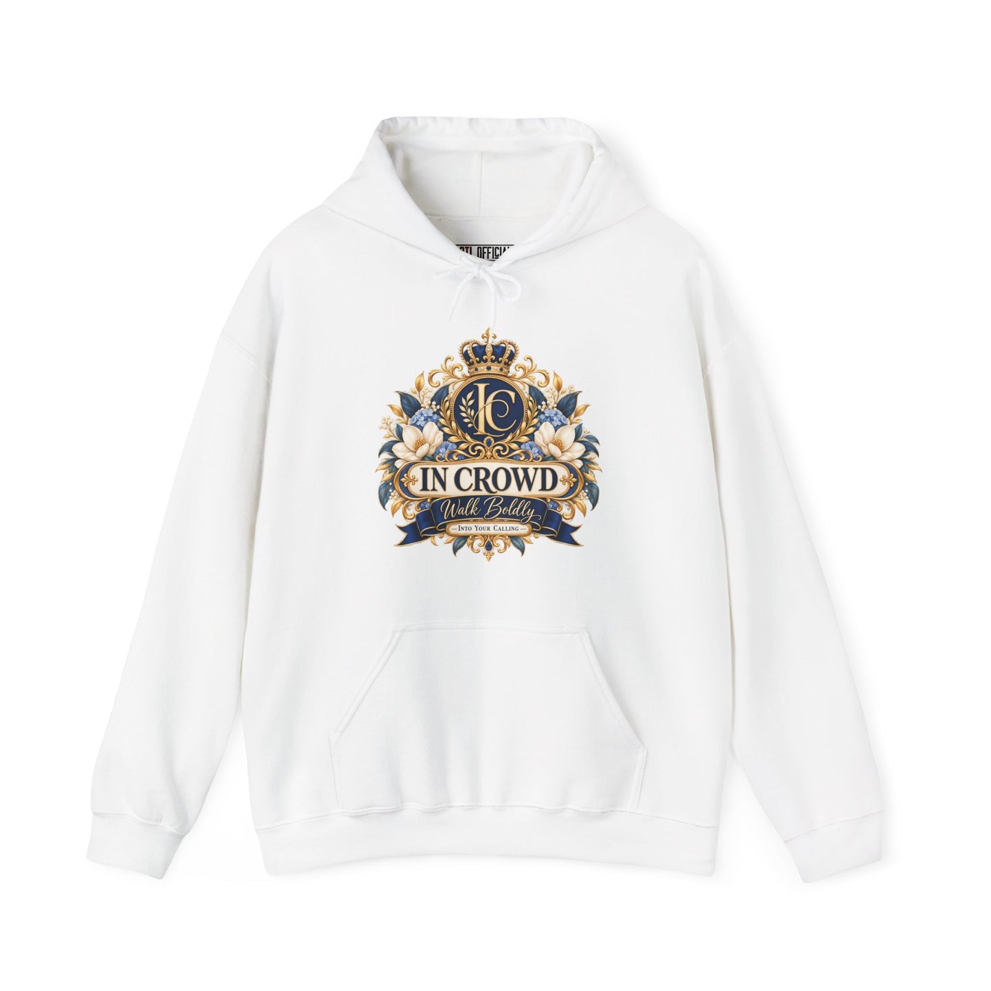 In Crowd – Walk Boldly Christian Hoodie