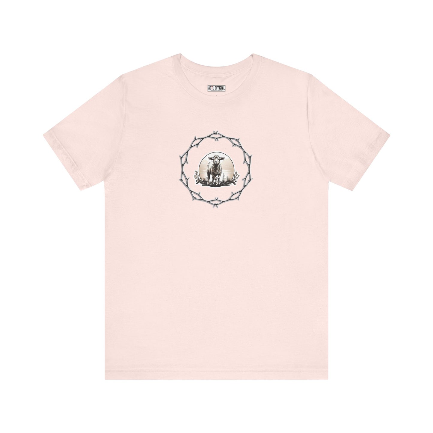 Circle of Thorns & Sacrificial Lamb Unisex  Short Sleeve Tee