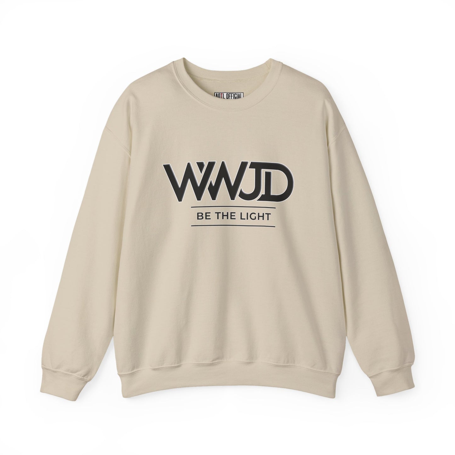 WWJD Faith Reminder Unisex Heavy Blend™ Crewneck Sweatshirt