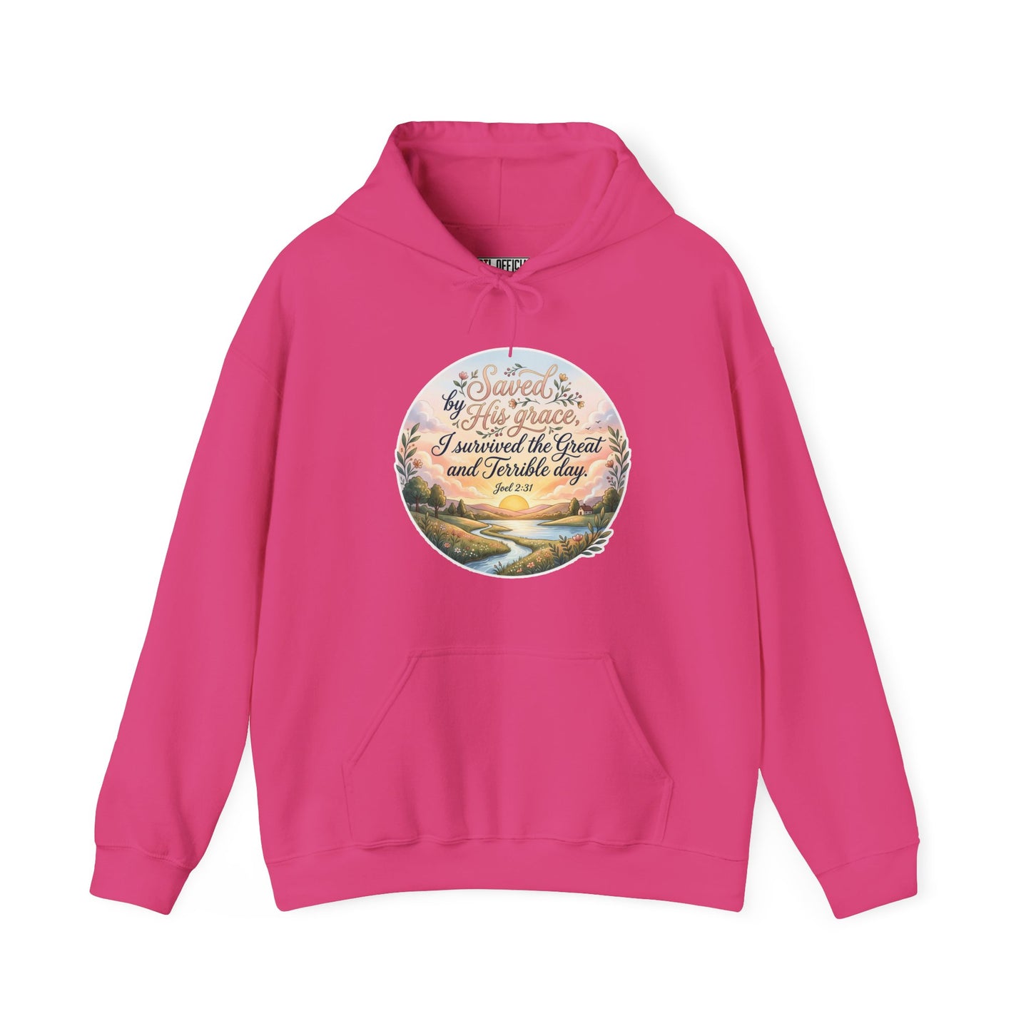 Dawn of Grace - I Survived the Great and Terrible Day (Joel 2:31) Christian Hoodie