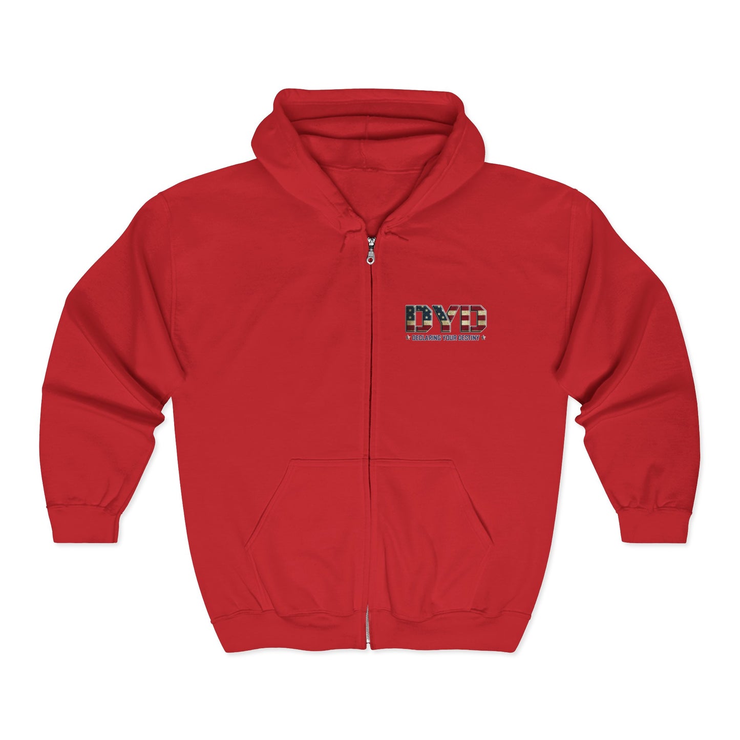 DYD USA/Alpha & Omega 2 Sided Full-Zip Sweatshirt