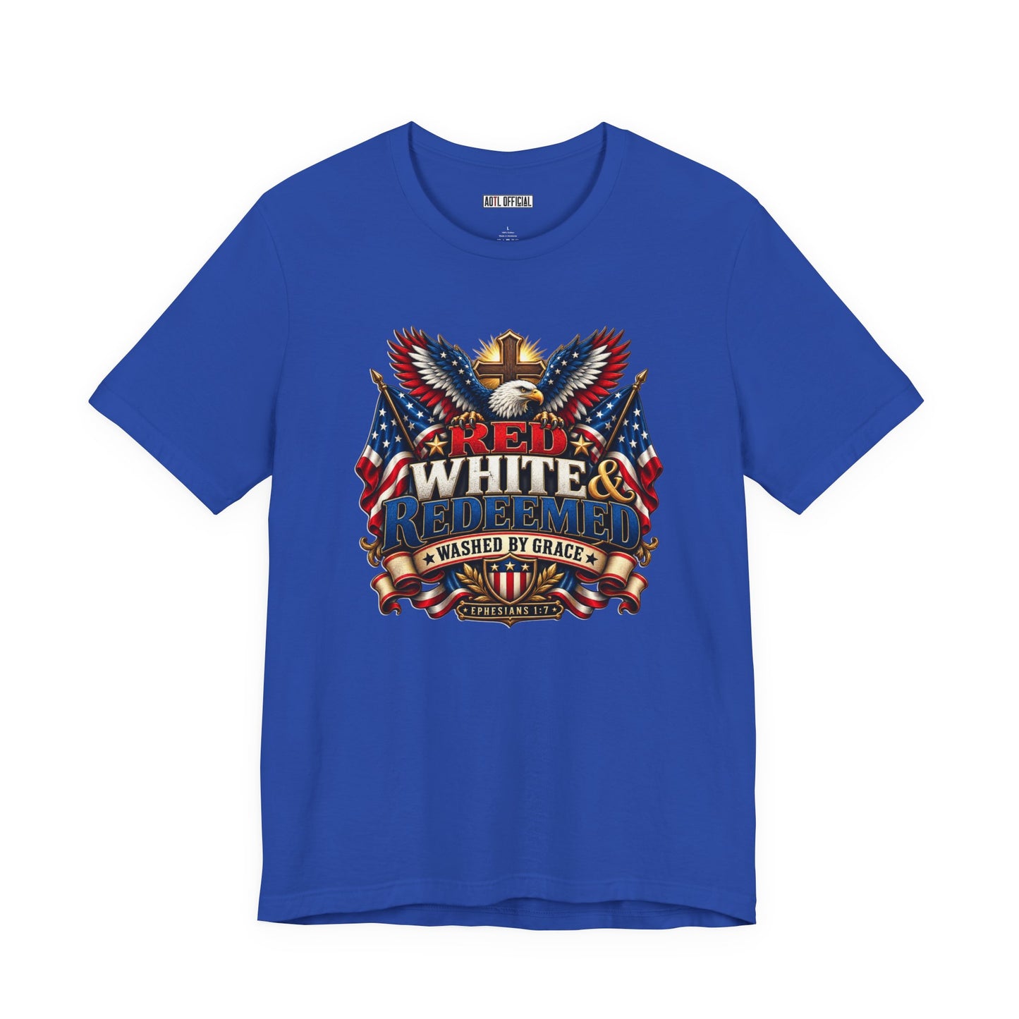 Red, White & Redeemed Christian T-shirt