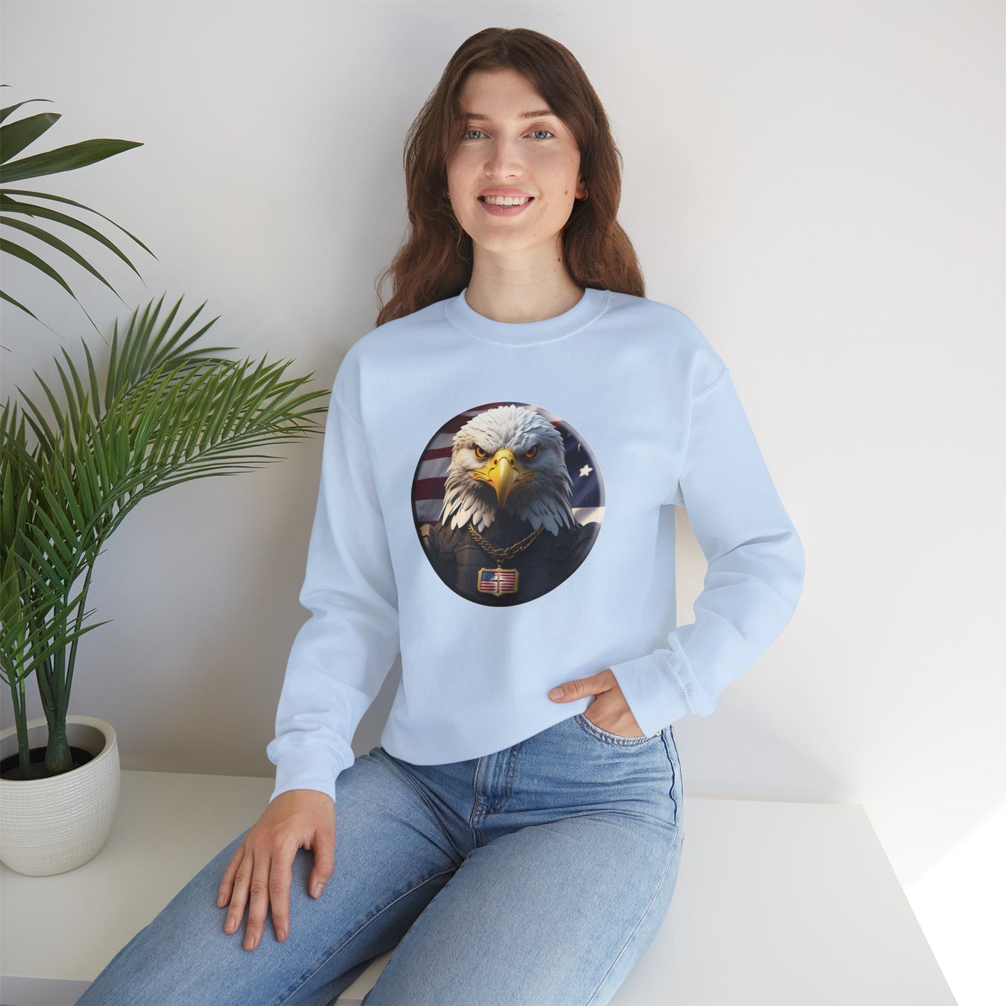 Golden Sentinel Unisex Heavy Blend™ Crewneck Sweatshirt