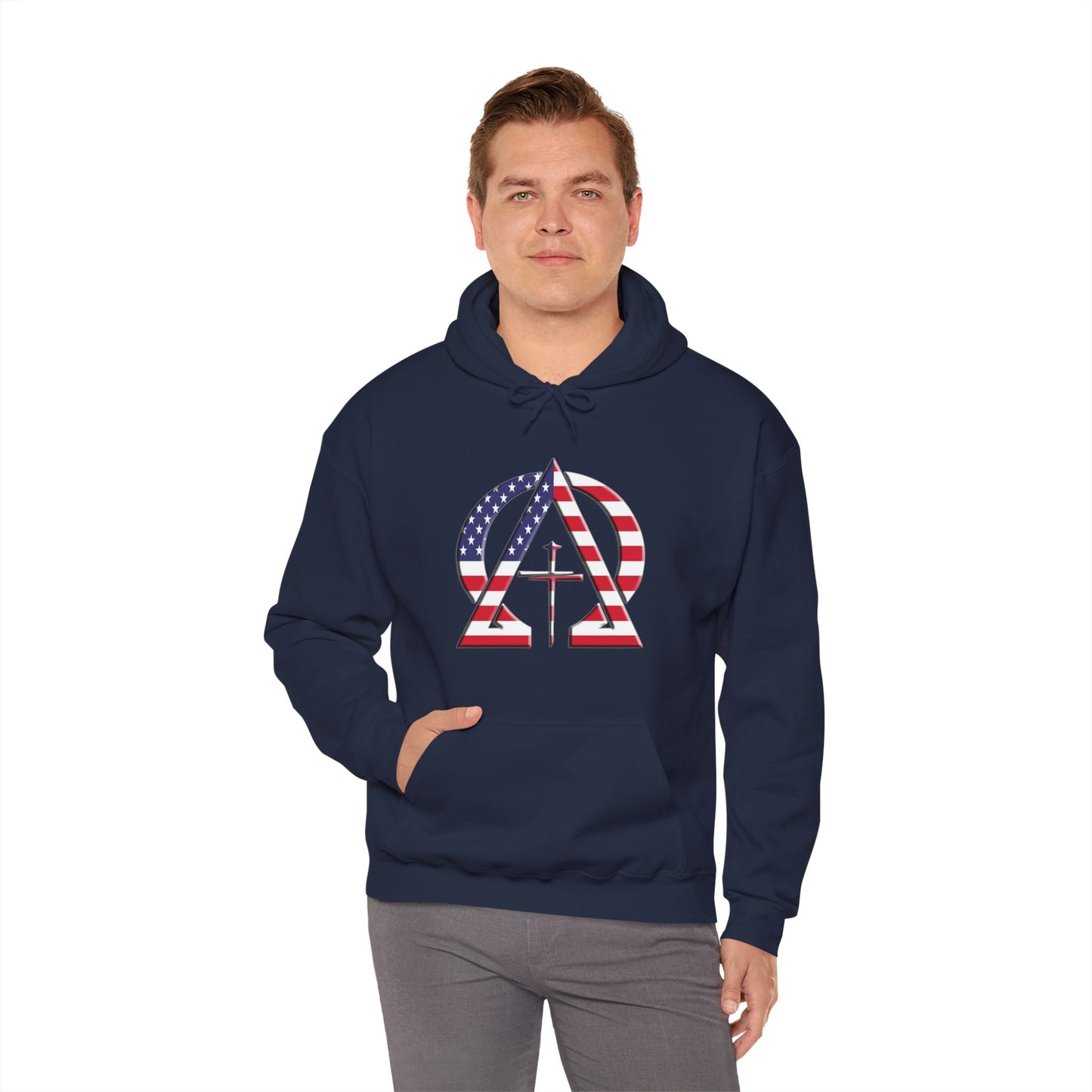 Alpha & Omega USA Unisex Heavy Blend™ Hooded Sweatshirt