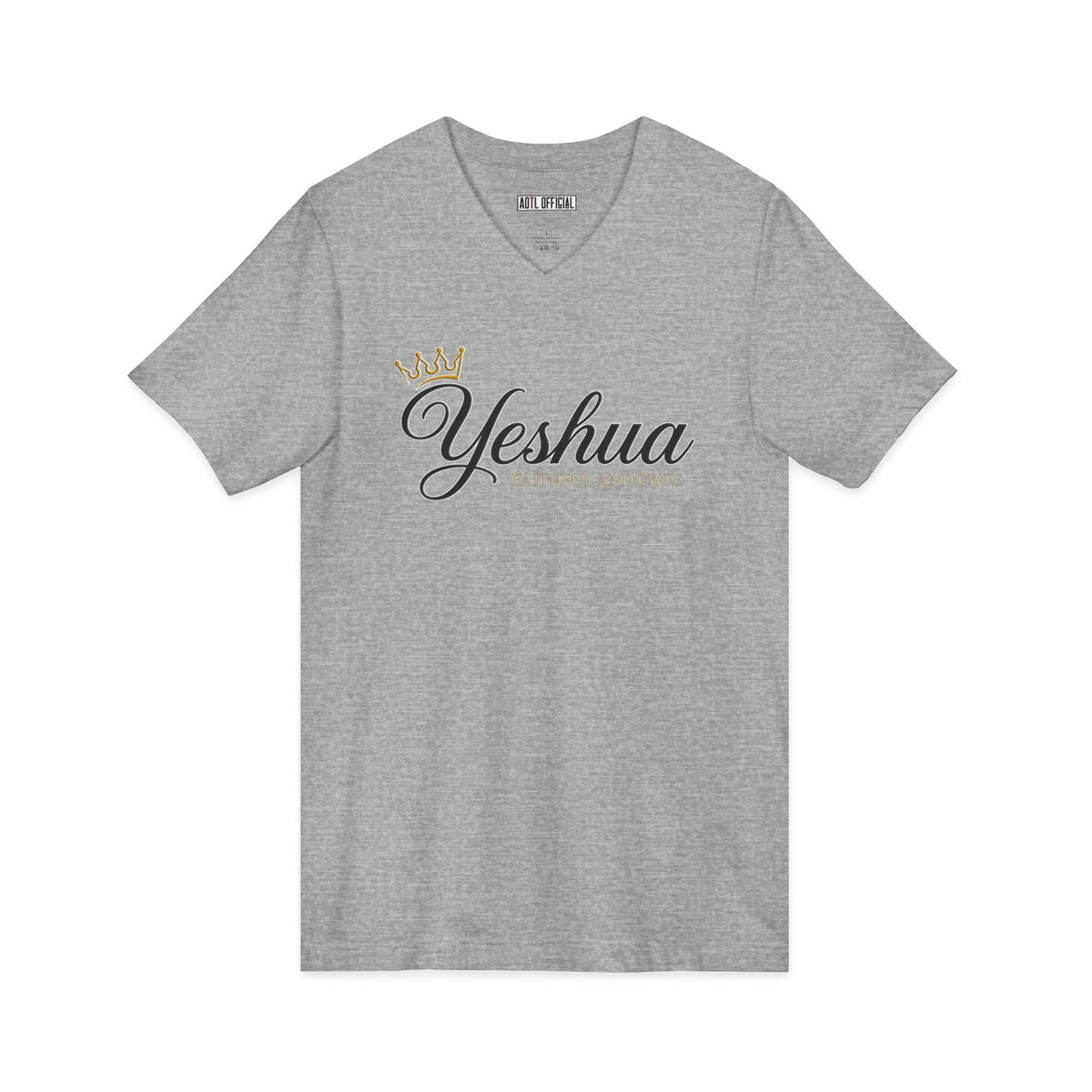 Yeshua Faithful And True Christian V-Neck Tee