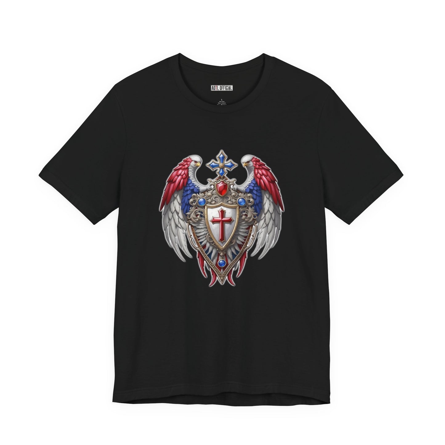 Winged Guardians of Faith Unisex Short Sleeve Tee