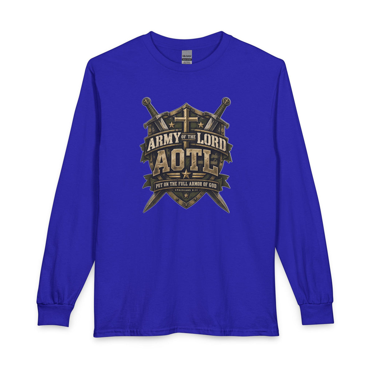 AOTL — Full Armor of God Christian Long Sleeve Shirt