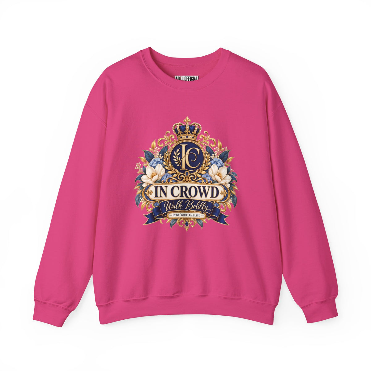 In Crowd – Walk Boldly Christian Sweatshirt