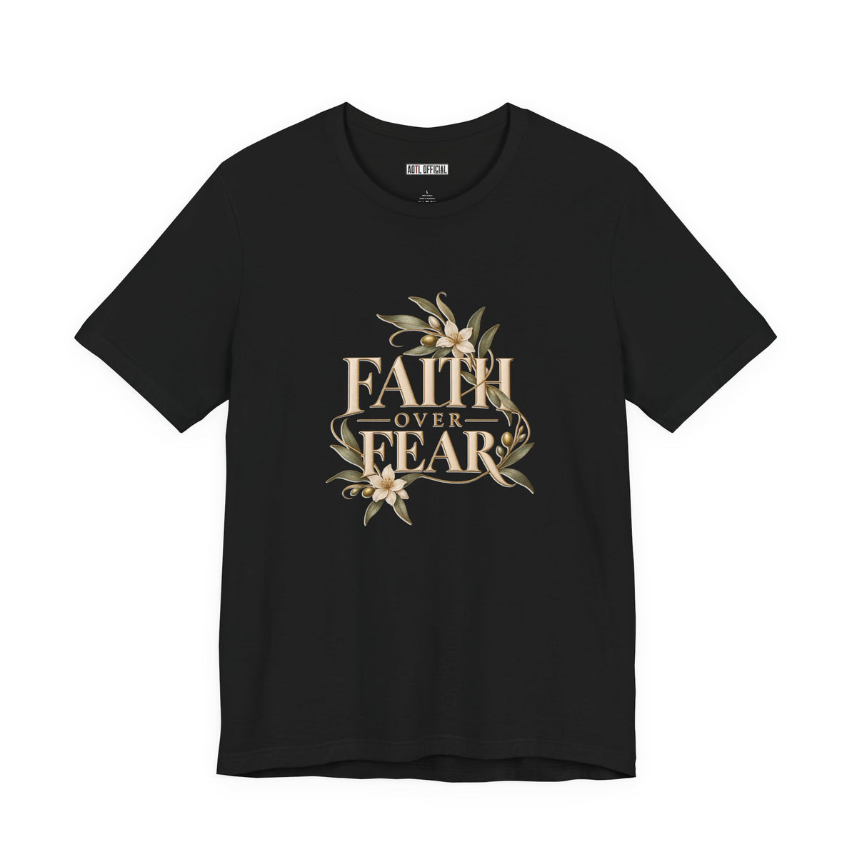 Faith Over Fear Christian T-shirt