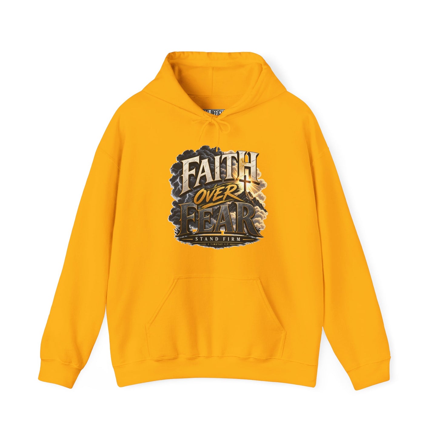 Faith Over Fear – Stand Firm Christian Hoodie
