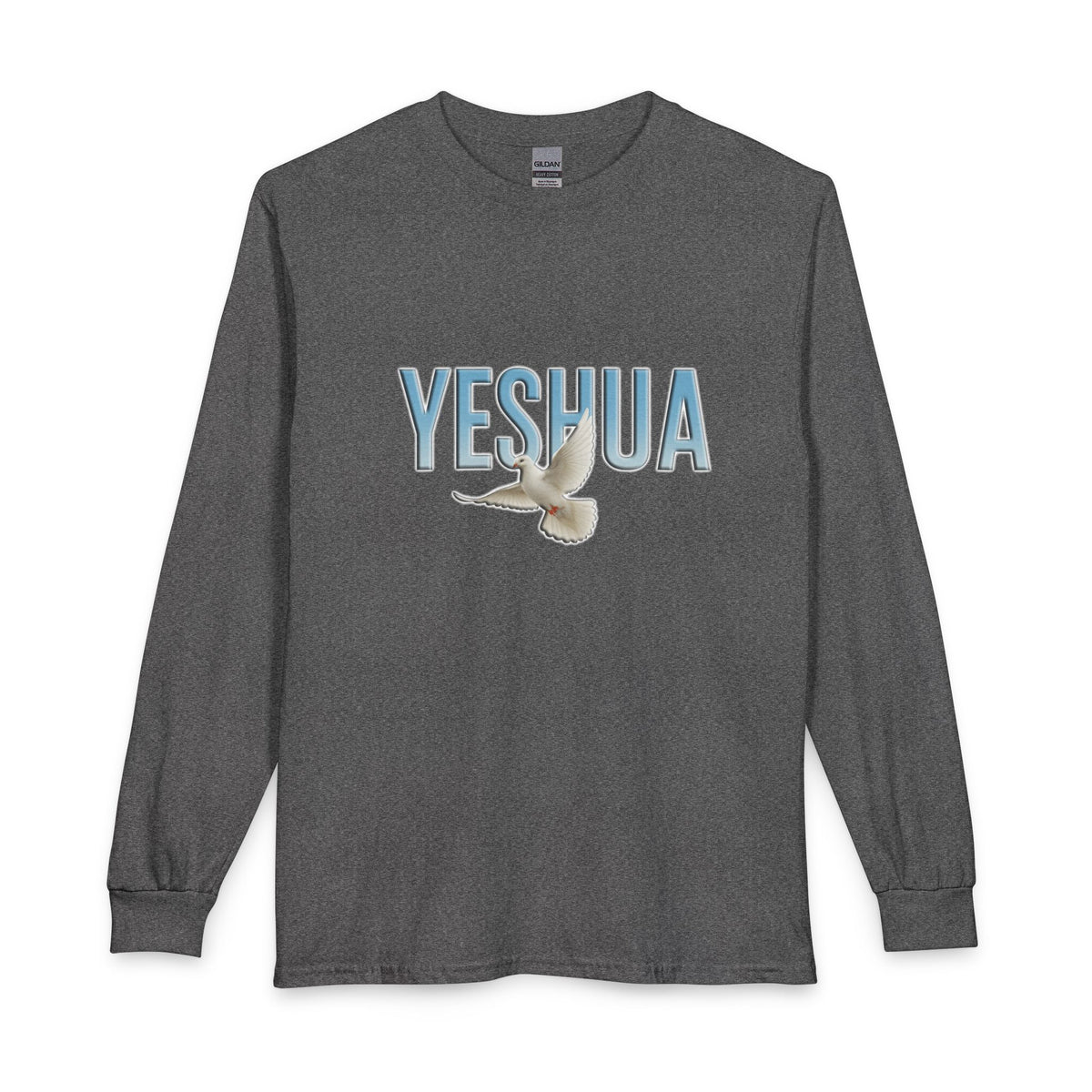 Yeshua With Holy Spirit Dove Christian Long Sleeve Shirt