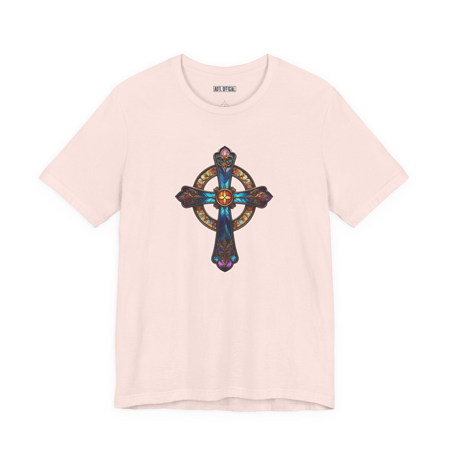 Radiant Cross  Christian Unisex Short Sleeve Tee