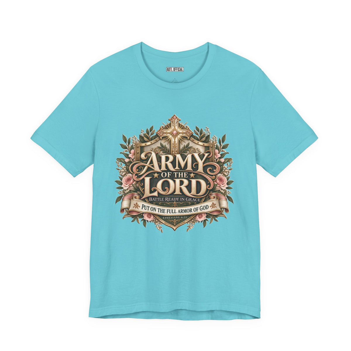 Army of the Lord — Battle Ready in Grace Christian T-shirt