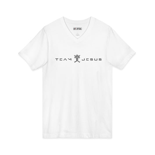 Faith Over Fear Christian V-neck t-shirt faith-inspired design
